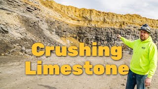 Crushing Limestone Rock [upl. by Kelwunn]