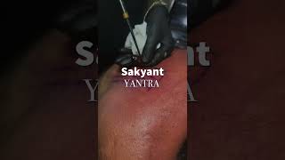 Sak yant Thai at mild tattoo studio phi phi island Thailand [upl. by Biggs]