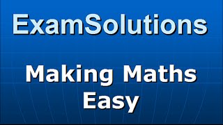 How to solve a quadratic equation by the quadratic formula  ExamSolutions Maths Revision [upl. by Pearlstein871]