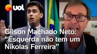 Esquerda não tem um Nikolas Ferreira afirma Gilson Machado Neto ao analisar polarização [upl. by Laband]