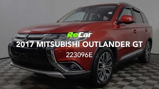 2017 MITSUBISHI OUTLANDER GT 4X4  223096E [upl. by Dej]