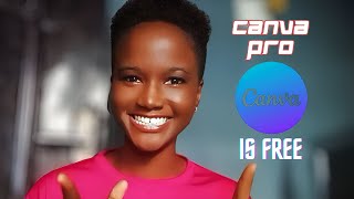 How To Get Canva Pro Free Lifetime IN 2024 Step by Step Guide [upl. by Anowahs]