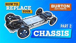 Replace a 2CV Chassis  Part 2 Assembly  BURTON 2CV PARTS [upl. by Joete]