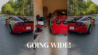 C6 CORVETTE WIDEBODY INSTALL [upl. by Leifer]