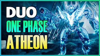 Duo One Phase Atheon On Warlocks  Vault Of Glass Final Boss [upl. by Mala41]