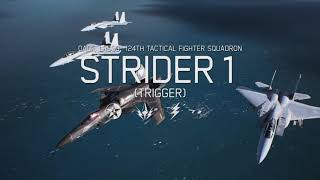 Ace Combat 7  Shinden II  Nagase Arc SP Mission 01  Unexpected Visitor [upl. by Lilybel934]