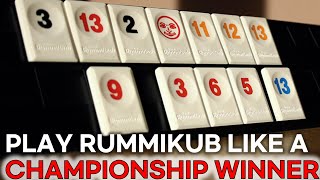 PLAY RUMMIKUB LIKE A CHAMPIONSHIP WINNER 15 [upl. by Pinette49]