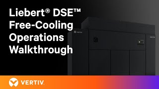 Liebert DSE FreeCooling Economization System Operations Walkthrough  Data Center Edge Computing [upl. by Jud]