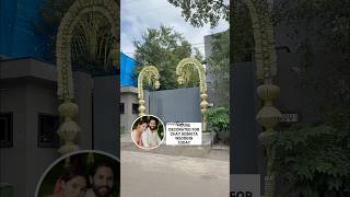 House Decorated For Chay Sobhita WeddingToday  Naga Chaitanya Sobhita Wedding [upl. by Kcirret]