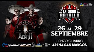 Las Amazonas vs Tres Regalos  Semifinales Charros de Acero “La Gran Batalla” Aguascalientes 2024 [upl. by Aihsekin]