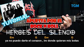 Como tocar  Apuesta Por El Rock and Roll  Heroes Del Silencio  Guitarra Tutorial [upl. by Duquette]