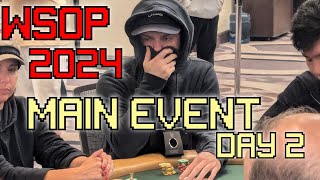 WSOP MAIN EVENT DAY 2 2024 [upl. by Nnasus]