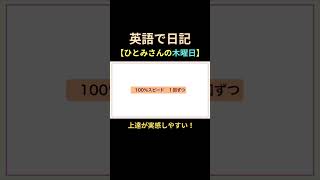 【I had the day off】英語で日記を書く学習方法（習慣にすればぐんぐん上達する！）英語習得 英語で書くshorts [upl. by Llenrup]