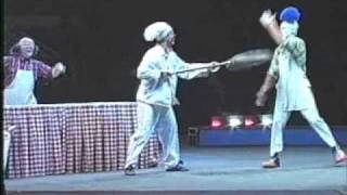 Ringling Bros Red Unit PIZZA GAG from 2005 [upl. by Eiramit353]