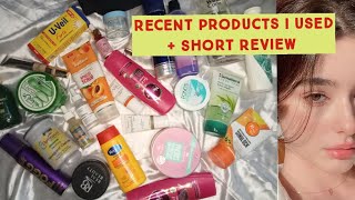 Products I have purchased recently their reviews🌼✨🌸 Skincare products Reviewskincareproducts [upl. by Adnilre]