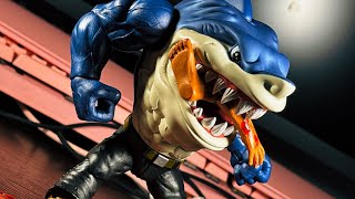 Street Sharks 30th Anniversary Ripster action figure review [upl. by Ydwor]