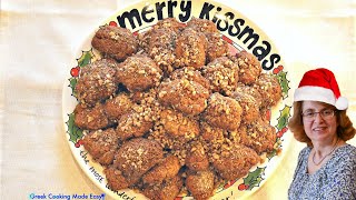 Melomakarona Made Easy and BEST EVER  Greek Christmas Honey Cookies  Μελομακάρονα τέλεια amp τραγανά [upl. by Cart]