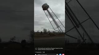 150 foot kayenta arizona water tower collapse [upl. by Thierry929]