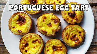 Portuguese Egg Tart  Resepi Mudah Guna Roti Paratha Segera Je [upl. by Danette824]