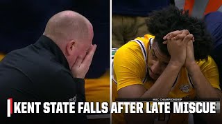 Kent States intentional foul miscue costs MAC Championship NCAA Tournament bid [upl. by Goodden234]