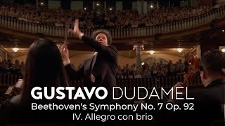 Gustavo Dudamel  Beethoven Symphony No 7  Mvmt 4 Orquesta Sinfónica Simón Bolívar [upl. by Richela724]