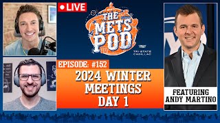 The Mets Pod Live on Winter Meetings Day 1 Andy Martino joins to talk Juan Soto amp what’s next  SNY [upl. by Llehcim]