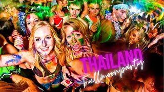 Full Moon Party at Koh Phangan Thailand  Crazy People Parting Next Level [upl. by Ellennej546]