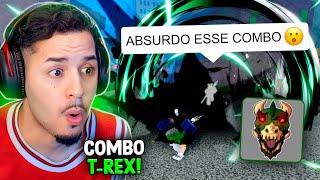 CRIEI o MELHOR COMBO de TREX do Blox fruits 🔥 [upl. by Sherman]