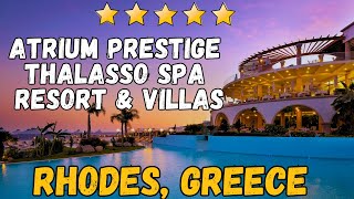 Atrium Prestige Thalasso Spa Resort  Rhodes Greece AllInclusive Resort [upl. by Limoli]