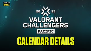 VALORANT Challengers 2025 APAC Calendar details vctpacific valorantchallengers [upl. by Accire]