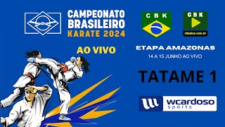 Campeonato Brasileiro de Karate 2024  ETAPA AMAZONAS TATAME 1  1405 [upl. by Mic]