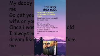 Lukas Graham  7 Years Lyrics shorts [upl. by Ashley]