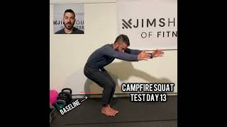 Campfire Squat Test Day 13 with Ankle Mobility Prep [upl. by Mathian173]