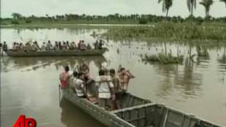 Raw Video Thousands Homeless After Brazil Flood [upl. by Lunt]