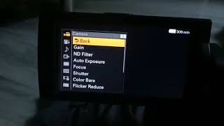 Sony Pxw 160 camera settings [upl. by Maghutte]