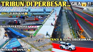 Terbaru😱 Atap tribun diperbesar amp dibongkar makin maju sirkuit mandalika hari ini di tahun 2025 [upl. by Traweek]