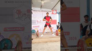 GUJARAT STATE EQUIPPED DEADLIFT CHAMPIONSHIP 202425 EARNED GOLD MEDAL IN SJ pawerlifter [upl. by Alil]