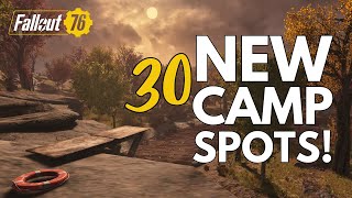 30 NEW CAMP Locations in Skyline Valley on Fallout 76 2024 [upl. by Christabel]