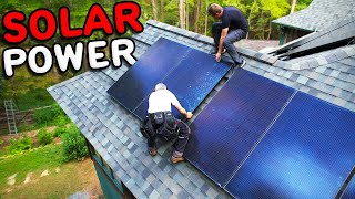 Installing 39 solar panels [upl. by Ziwot]