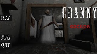 car escape  granny chapter 1  speed run  full gameplay [upl. by Abisia463]