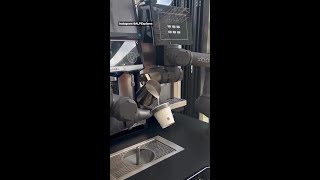 Robot creates latte art like seasoned barista [upl. by Apple]