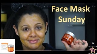 Face Mask Sunday Andalou Naturals Pumpkin Honey Glycolic Mask [upl. by Ellicec21]