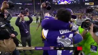 Relive The Miracle Ending Vikings vs Saints [upl. by Elrae848]