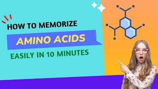 How to memorize 20 amino acids in 10 minutes  NEET Biochemistry neetwithmedicos [upl. by Lillith]