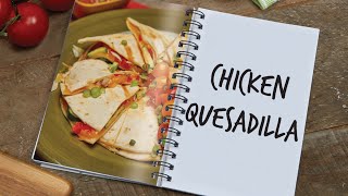 Copper Chef Pan Chicken Quesadilla Recipe [upl. by Donough993]