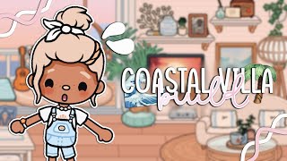 Coastal Villa Build 🌴🌊 Part 1  with voice 🔊 Toca Boca [upl. by Nerha485]