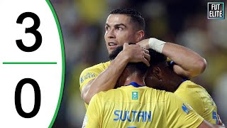 Al Nassr vs Al Akhdoud 30 Highlights  Cristiano Ronaldo Double [upl. by Saixela]