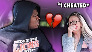 I CHEATED ON YOU PRANK ON GIRLFRIEND SHE CRIED [upl. by Yursa]