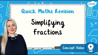 How Do You Simplify Fractions  KS2 Maths Concept for Kids [upl. by Rebhun]