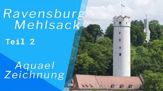 Ravensburg  Mehlsack Aquarell [upl. by Atirahc]